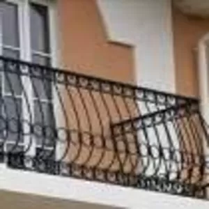 Перила балконные,  лесничные и др. металлоконструкции