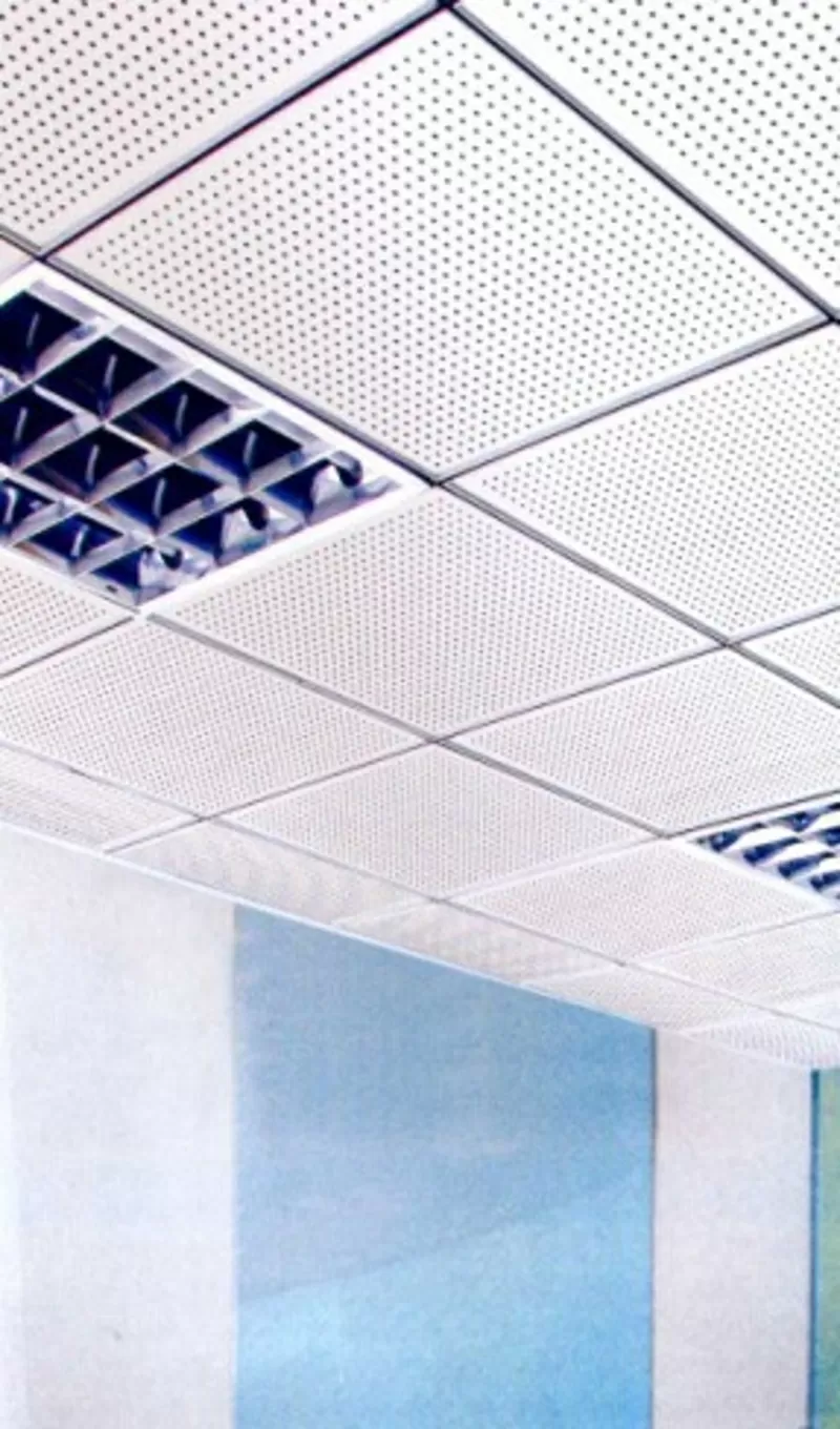 Звукопоглощающие потолки подвесные алюминиевые. 3