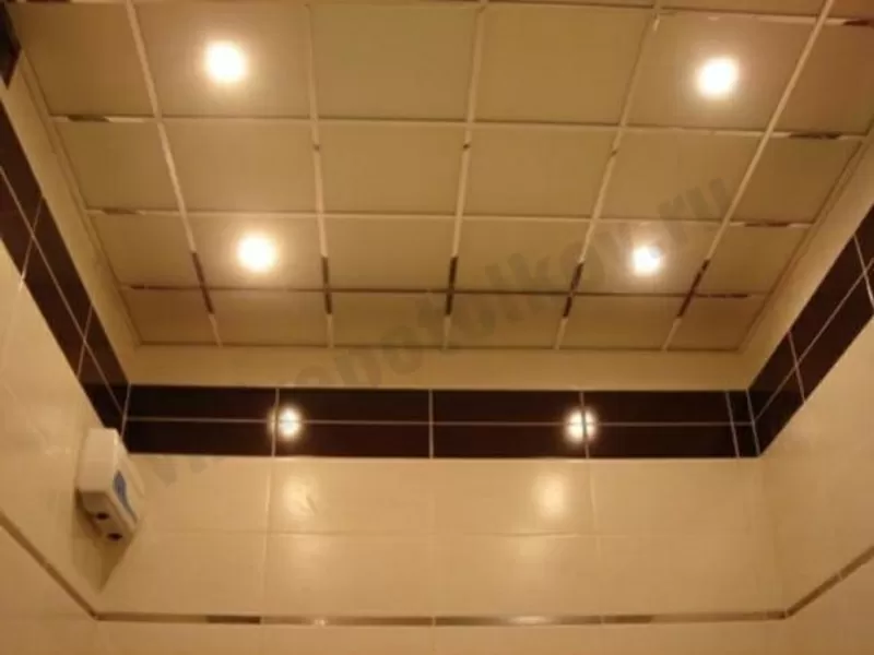Зеркальные потолки алюминиевые подвесные 5