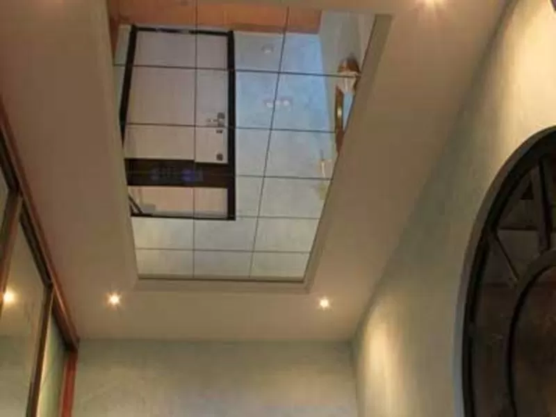 Зеркальные потолки алюминиевые подвесные 4