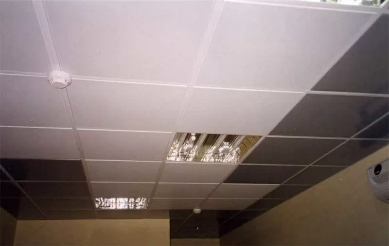 Потолки подвесные алюминиевые: кассета открытого и закрытого  типа 18