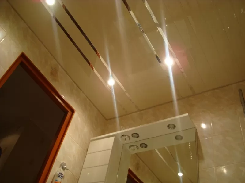 Потолок Реечный Подвесной Алюминиевый 15